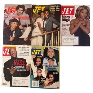 Lot 5 Jet Magazines 1975 1976 2002 2007 Mary J Blige Ashanti Minnie Riperton